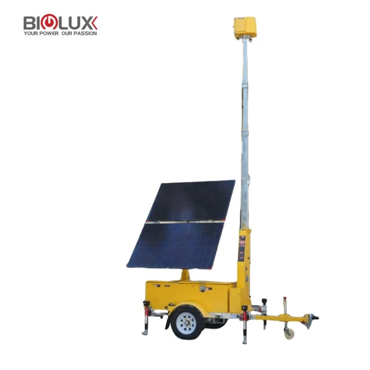 Rangni moslashtirilgan mobile Solar CCTV minorasi
