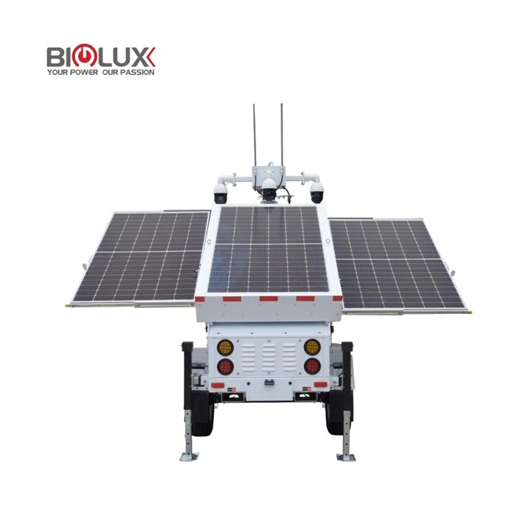 Trailer Mounted Solar Surveillance Camera