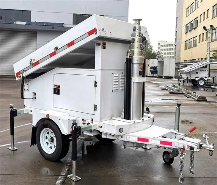 Long Life Rechargeable Mobile Solar Trailer