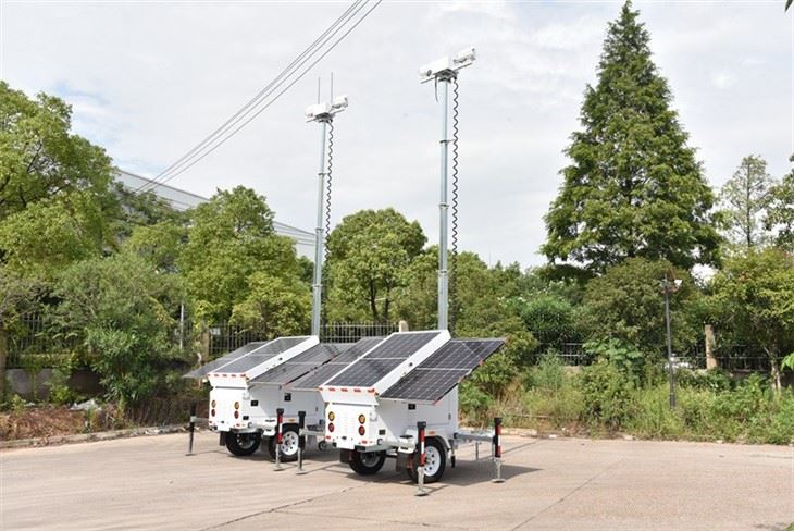 30000lms Mobile Surveillance Trailer With Victron Controller